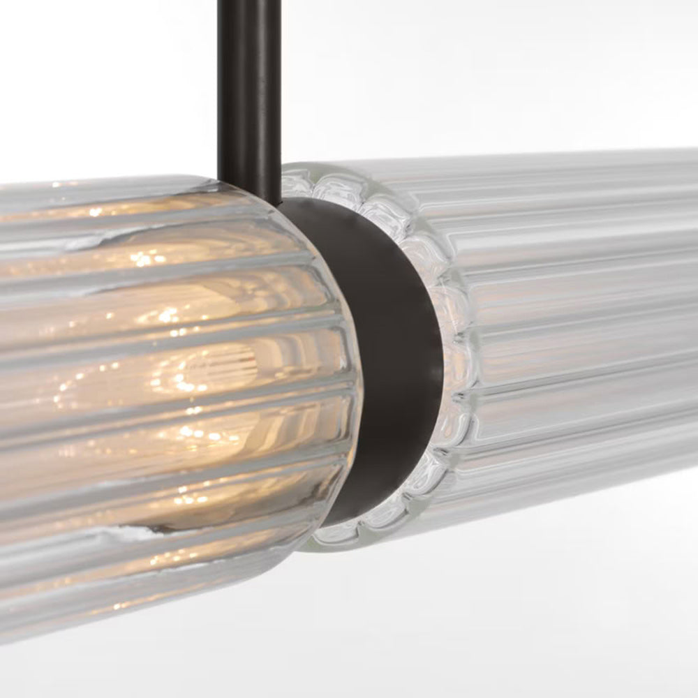 Langston LED Linear Chandelier in Detail.