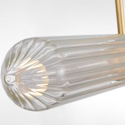 Langston LED Linear Chandelier in Detail.