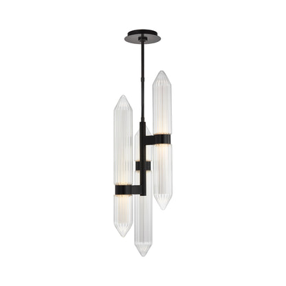 Langston LED Pendant Light in Plated Dark Bronze.