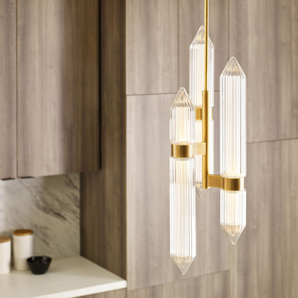 Langston LED Pendant Light in kitchen.