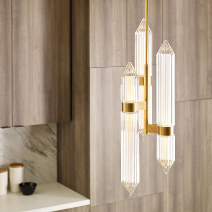 Langston LED Pendant Light in kitchen.