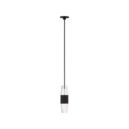 Lassell LED Pendant Light in Nightshade Black (5.8-Inch/Small).