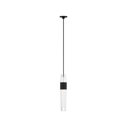 Lassell LED Pendant Light in Nightshade Black (9.3-Inch/Small).