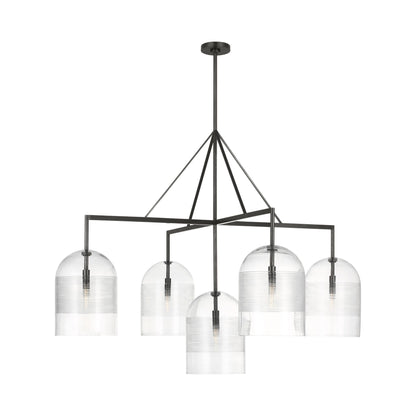 Leano Chandelier in Bronze.