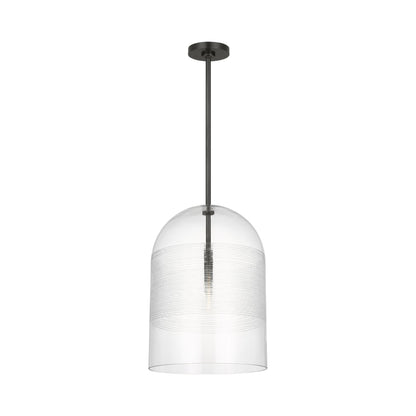 Leano Pendant Light in Bronze (14-Inch).