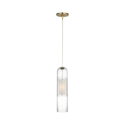 Leano SLPD771 Pendant Light in Hand-Rubbed Antique Brass.