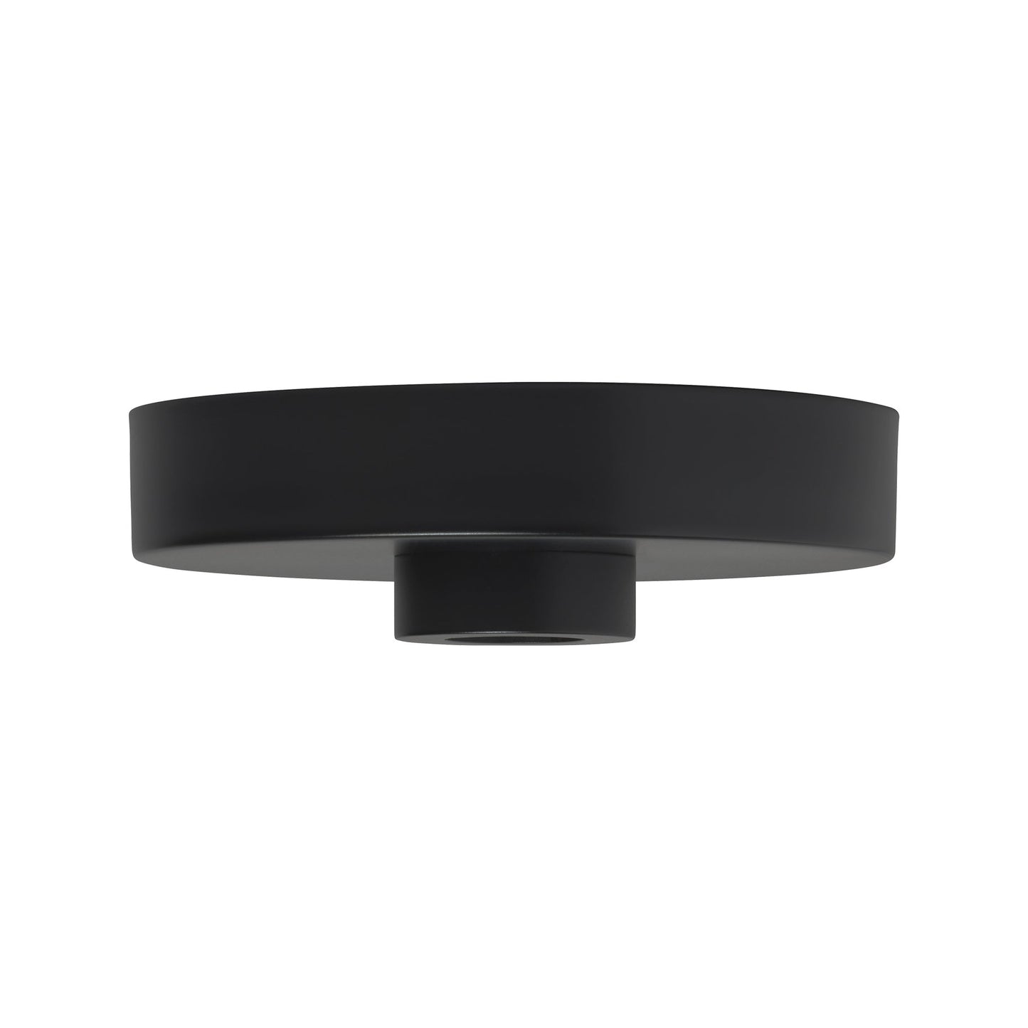 Line-Voltage Shallow Canopy in Nightshade Black (5-Inch).