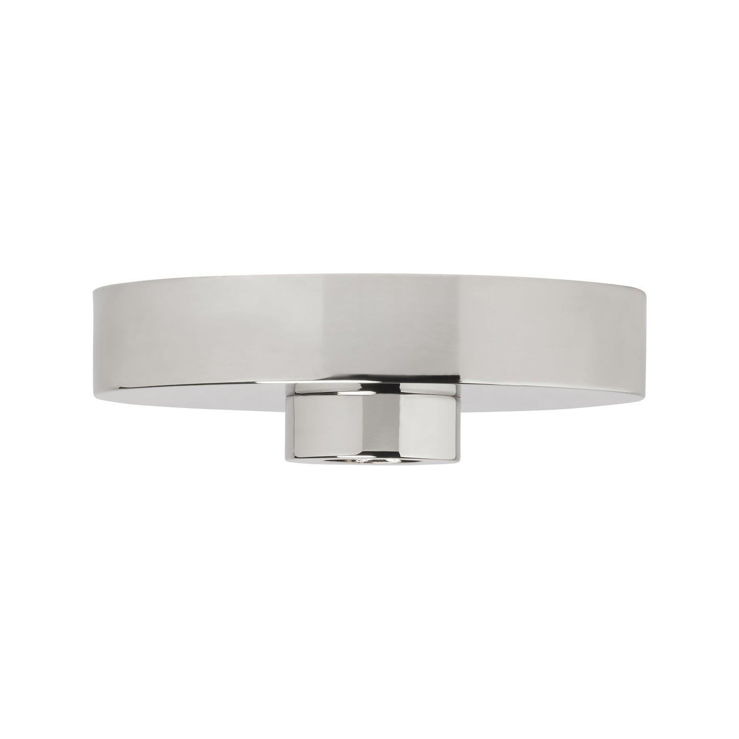 Line-Voltage Shallow Canopy in Polished Nickel (5-Inch).