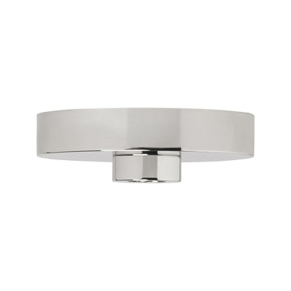 Line-Voltage Shallow Canopy in Polished Nickel (5-Inch).