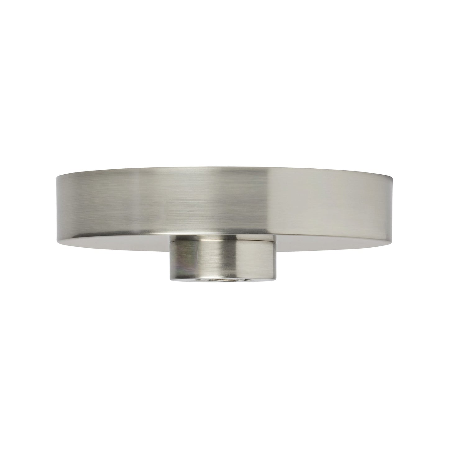 Line-Voltage Shallow Canopy in Satin Nickel (5-Inch).