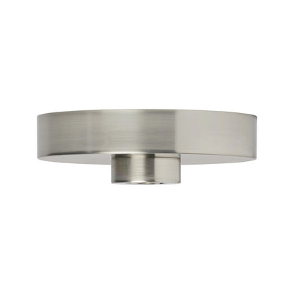 Line-Voltage Shallow Canopy in Satin Nickel (5-Inch).