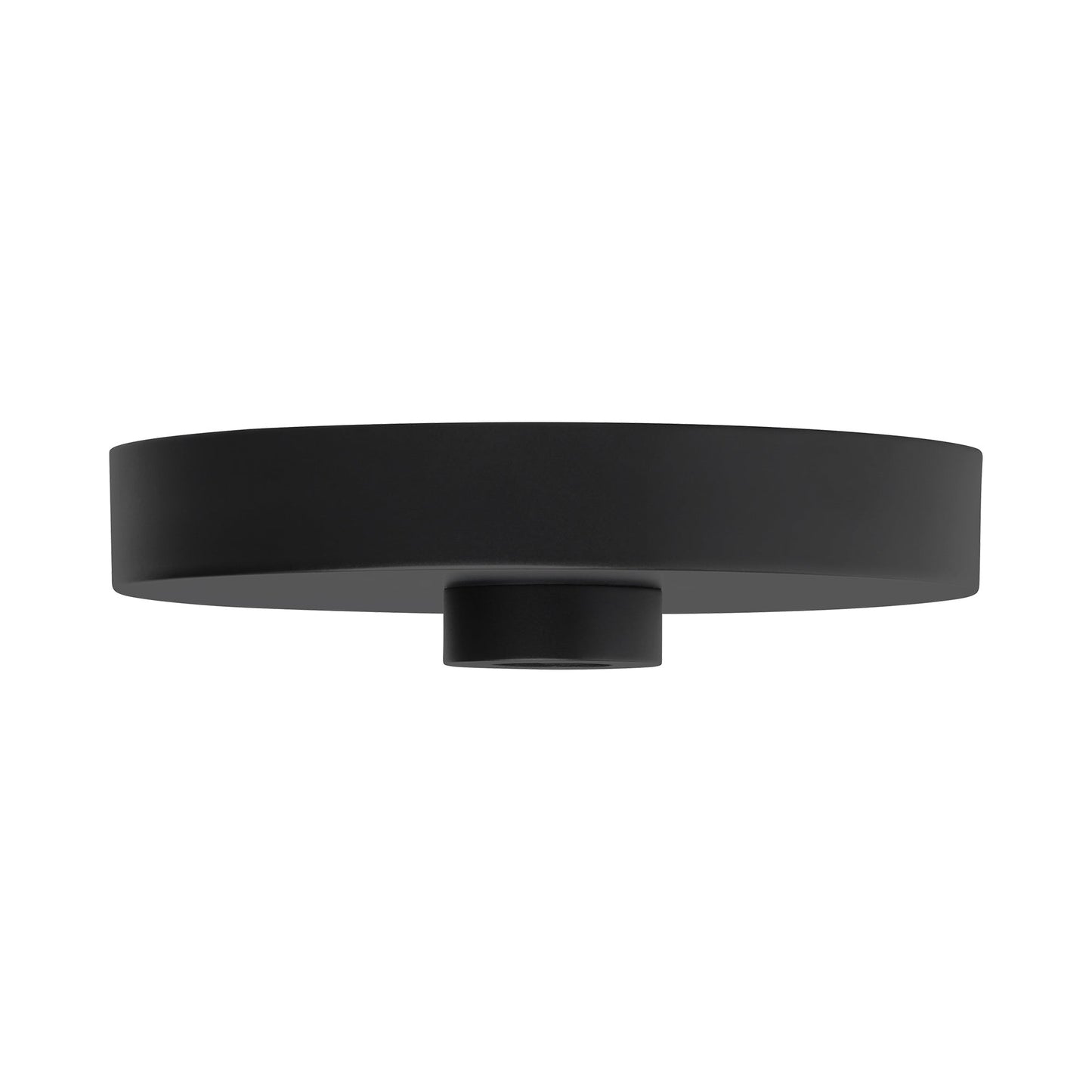 Line-Voltage Shallow Canopy in Nightshade Black (6.3-Inch).