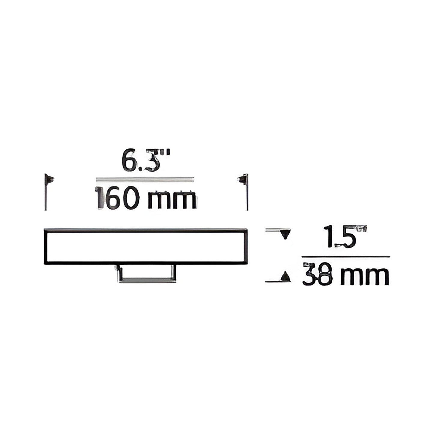 Line-Voltage Shallow Canopy - line drawing.