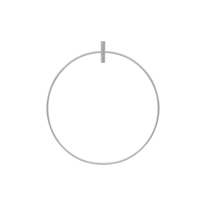 Locus Accessory in Satin Nickel (Small).