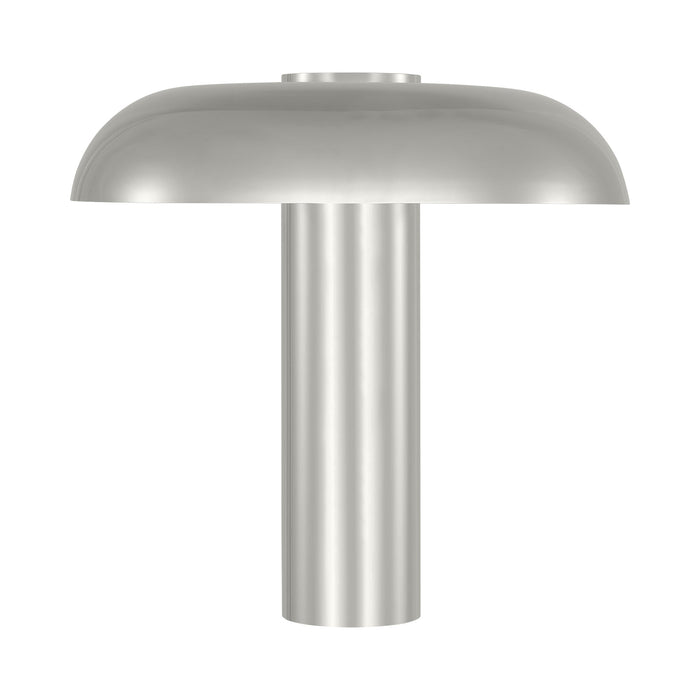 Louver LED Table Lamp in Polished Nickel .