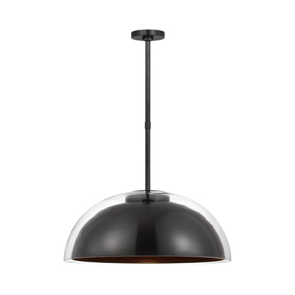 Lusi LED Pendant Light in Bronze.