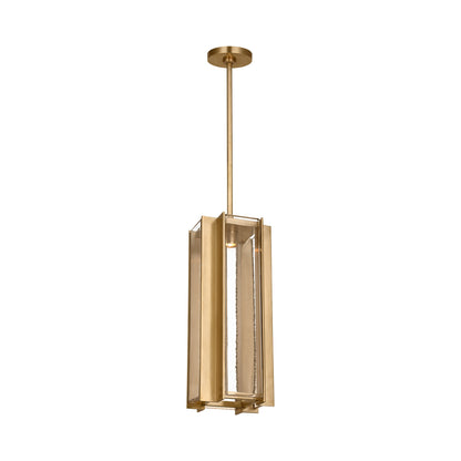 Maybeck LED Pendant Light in Hand Rubbed Antique Brass.