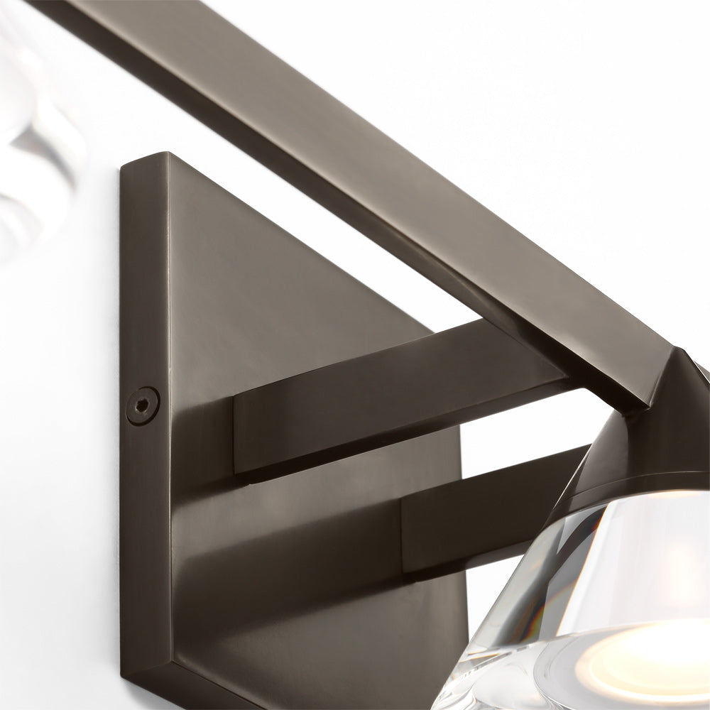 Midrand Crystal LED Bath Vanity Light in Detail.