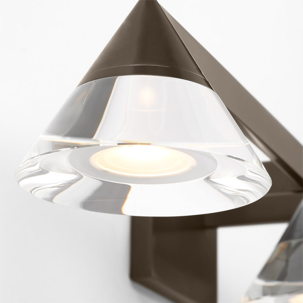 Midrand Crystal LED Bath Vanity Light in Detail.