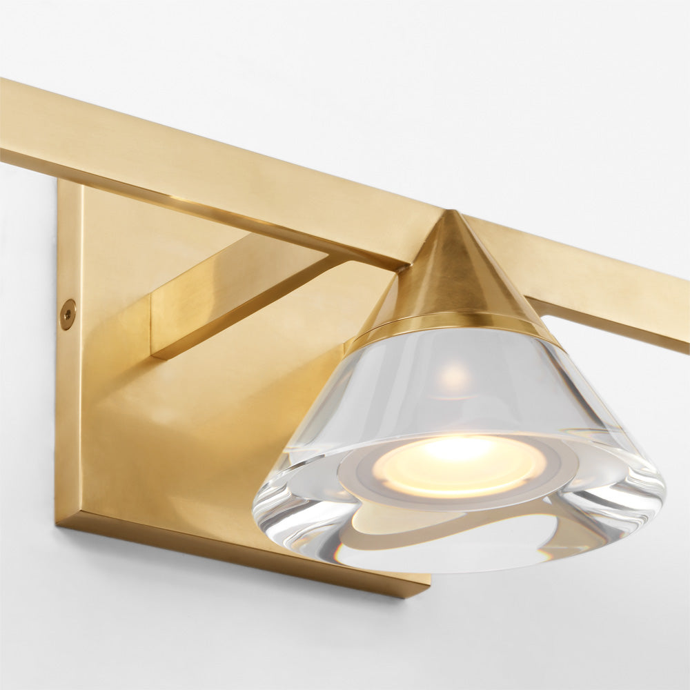 Midrand Crystal LED Bath Vanity Light in Detail.