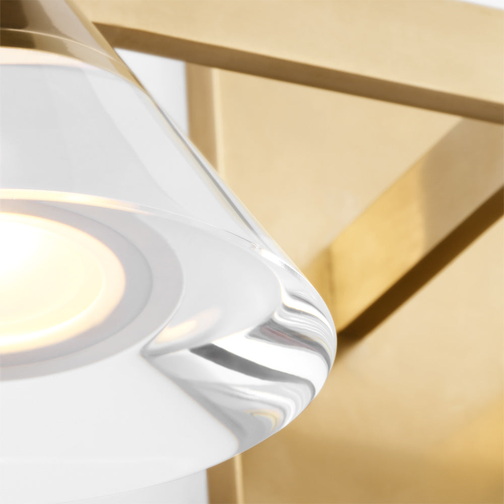 Midrand Crystal LED Bath Vanity Light in Detail.
