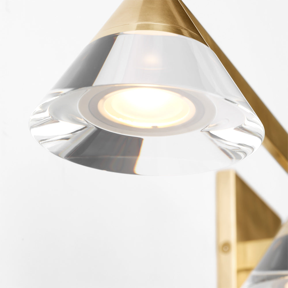 Midrand Crystal LED Bath Vanity Light in Detail.