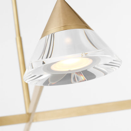 Midrand Crystal LED Chandelier in Detail.