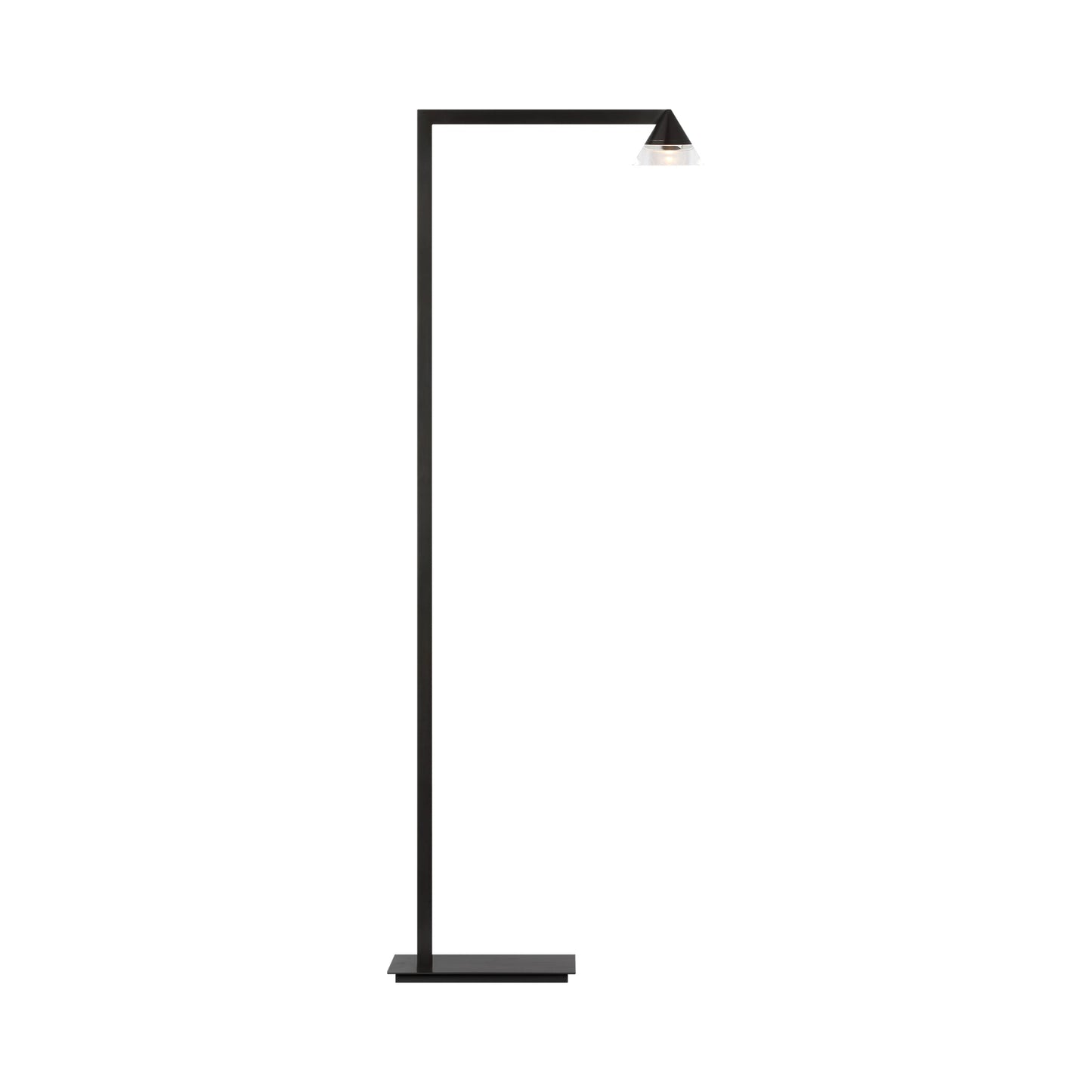 Midrand Crystal LED Floor Lamp in Bronze.