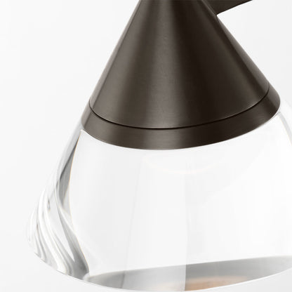Midrand Crystal Linear LED Chandelier in Detail.
