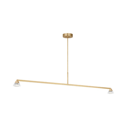 Midrand Crystal Linear LED Chandelier in Detail.