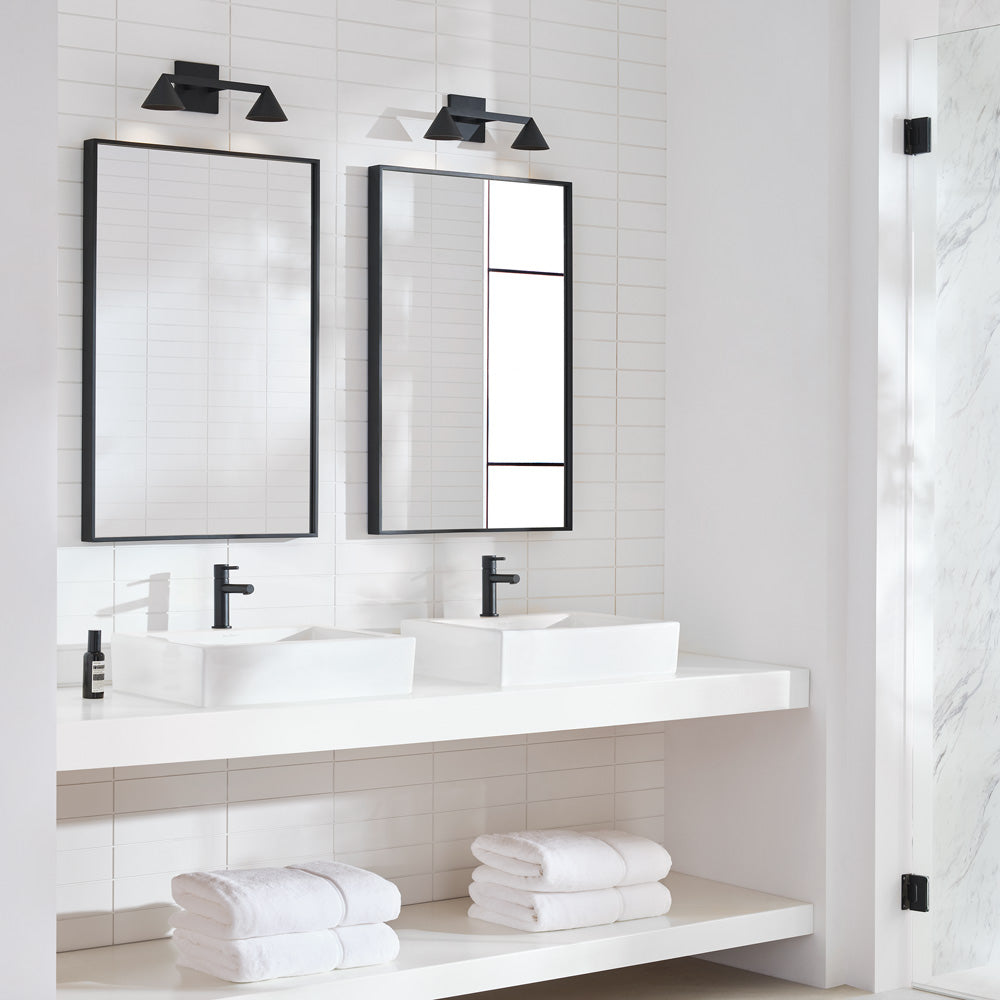 Midrand LED Bath Vanity Light in bathroom.