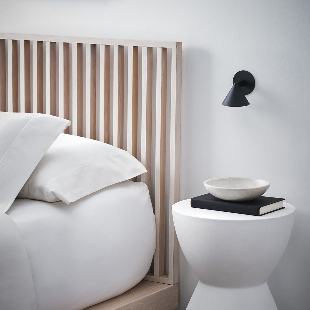 Midrand LED Wall Light in bedroom.
