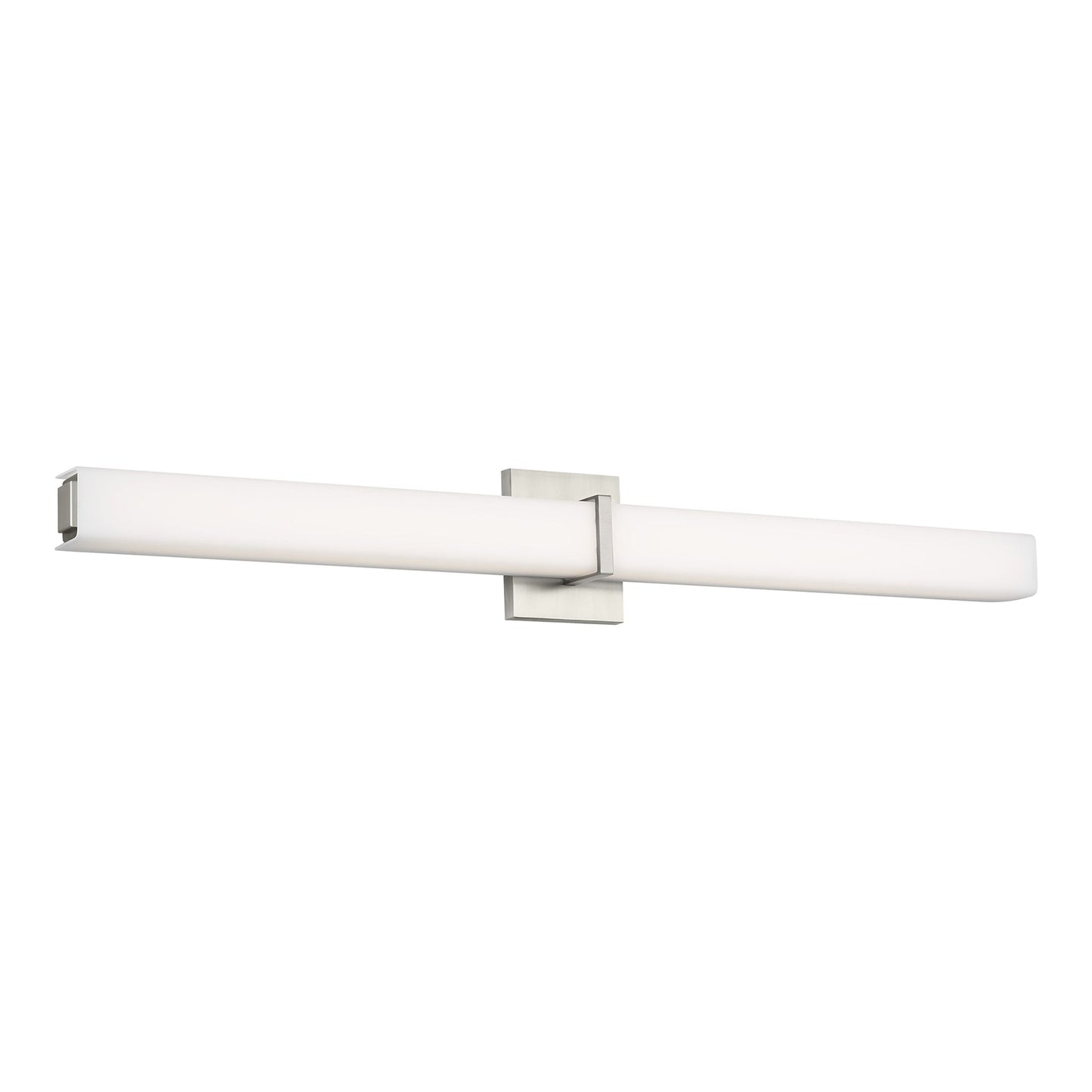 Milan LED Bath Vanity Light in Satin Nickel (36-Inch).