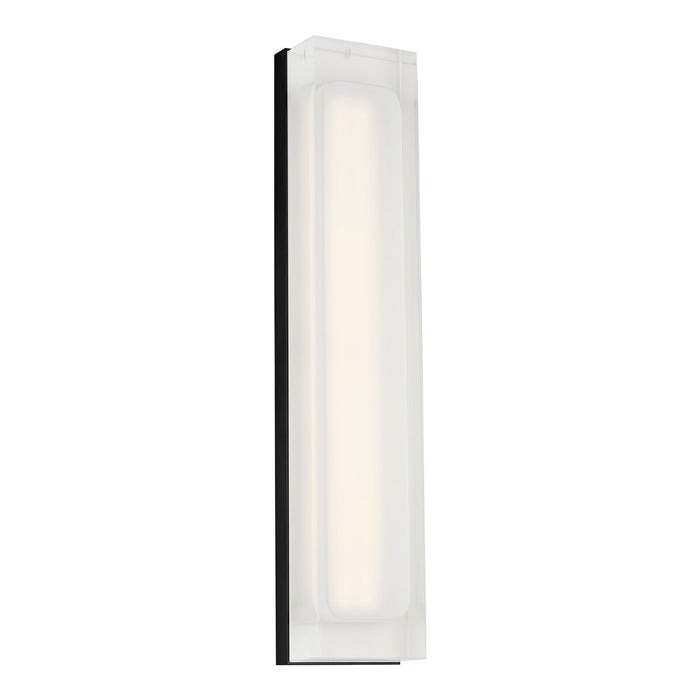 Milley LED Wall Light in Nightshade Black (20-Inch).