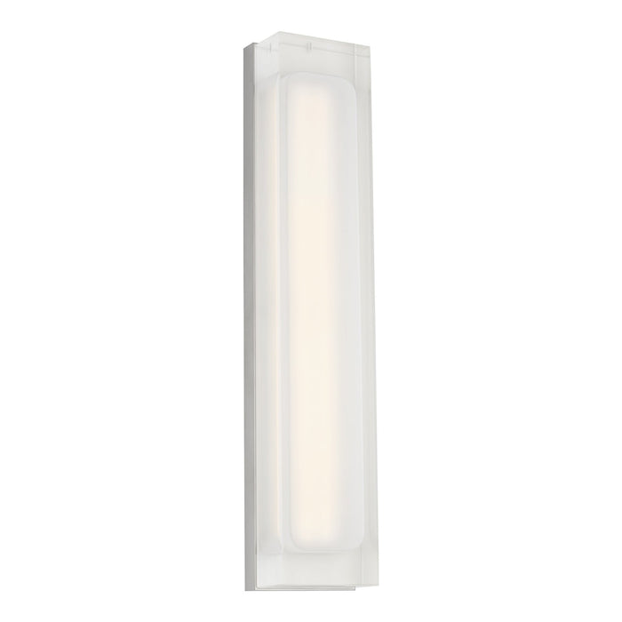 Milley LED Wall Light in Polished Nickel (20-Inch).