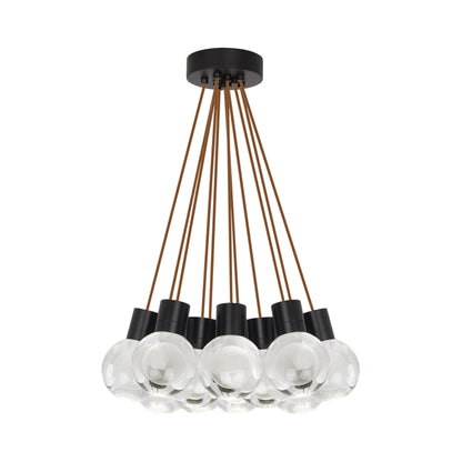 Mina LED Multipoint Pendant Light in Black (Copper).