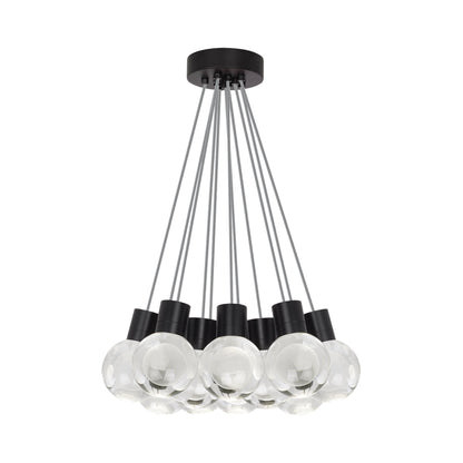 Mina LED Multipoint Pendant Light in Black (Gray).