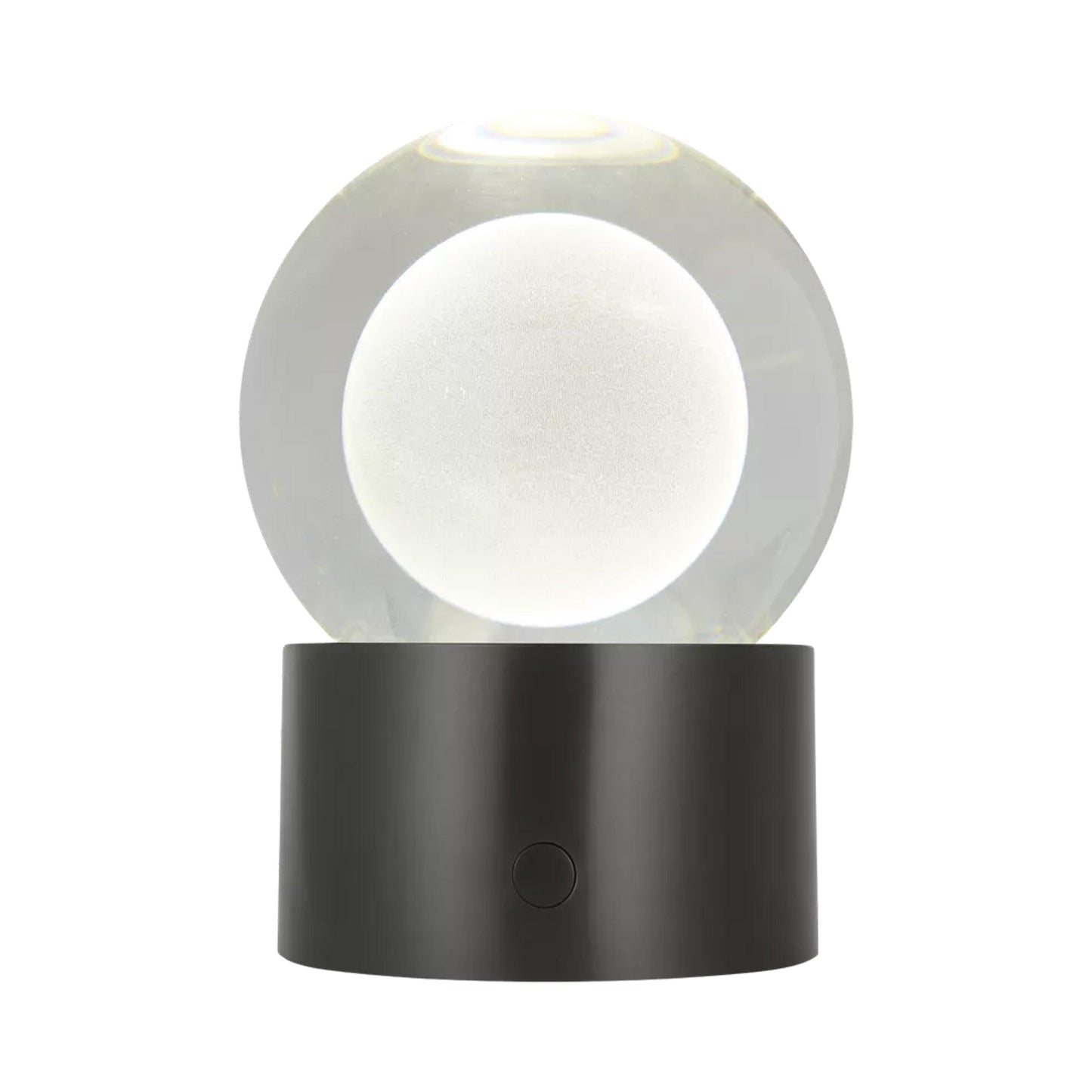 Mina LED Rechargeable Table Lamp in Bronze\Crystal.