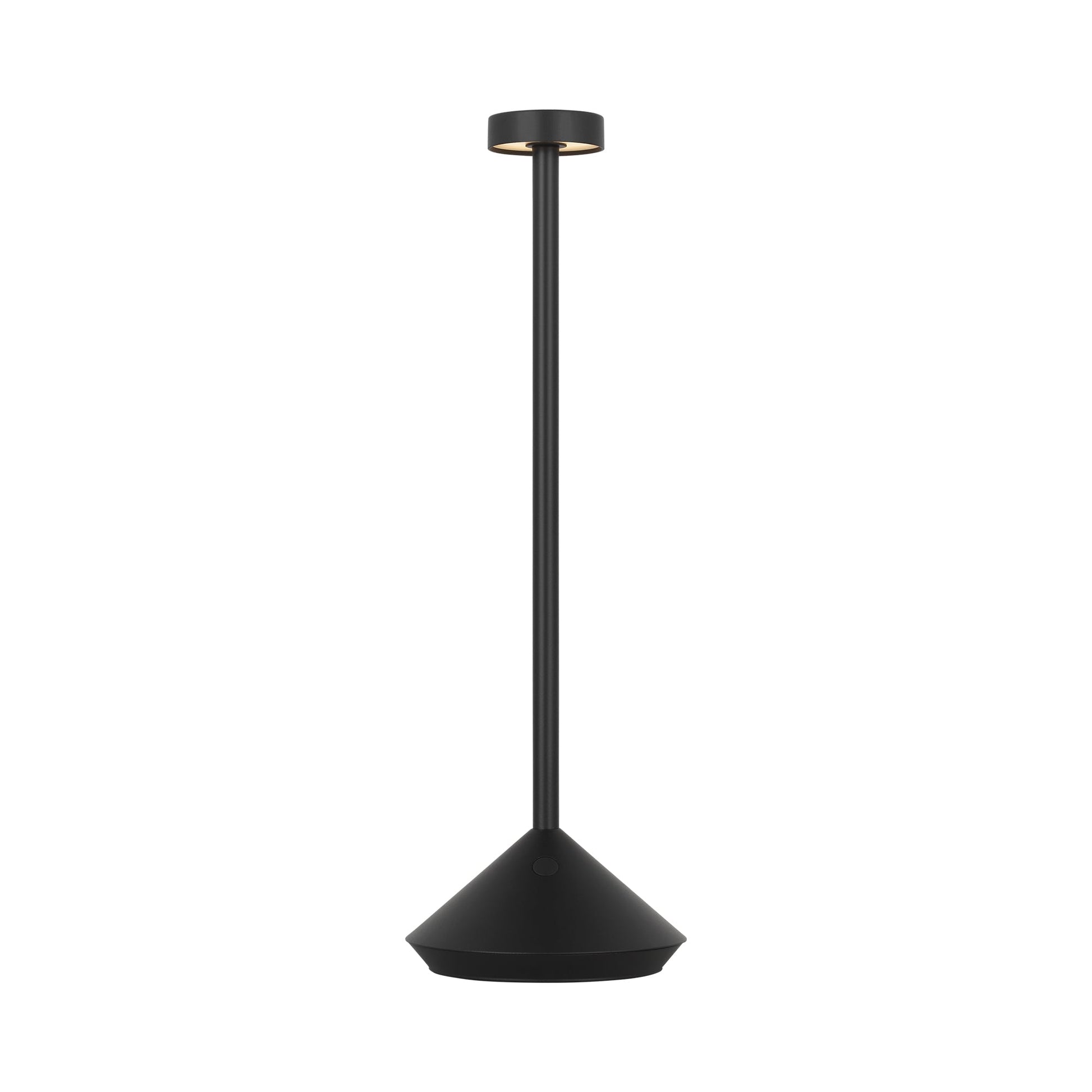 Moneta LED Table Lamp in Black (Large).