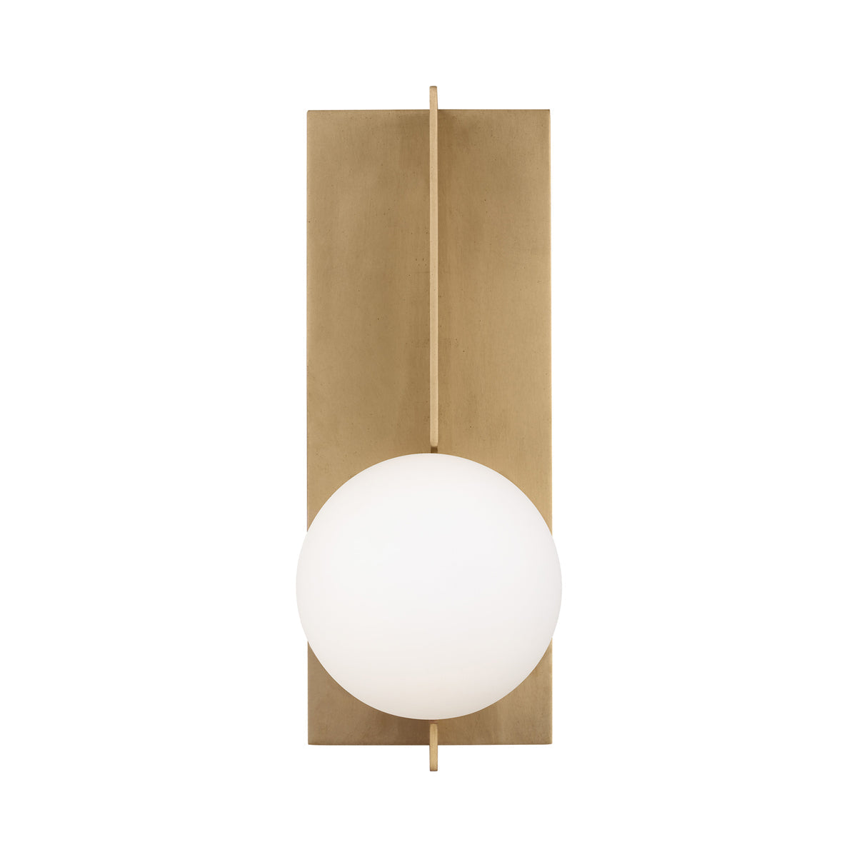 Orbel Wall Light in Natural Brass.