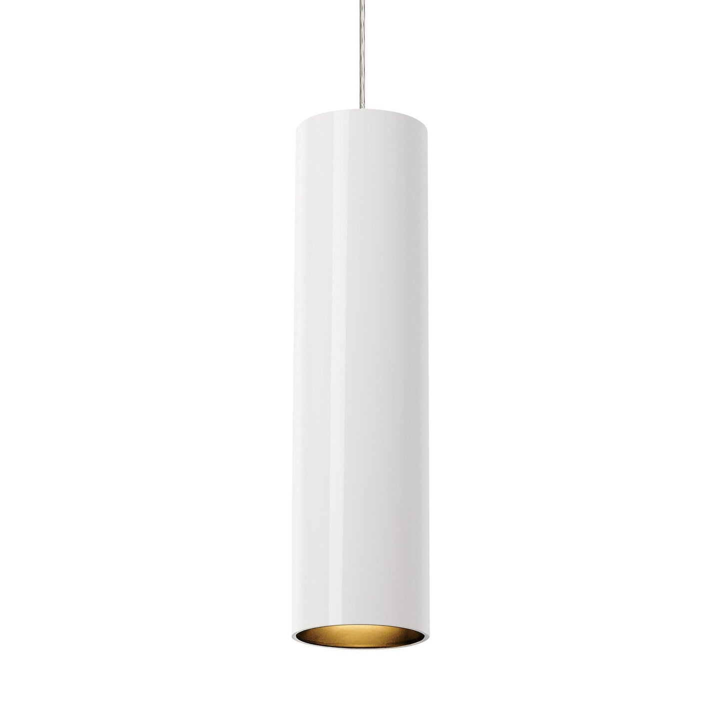 Piper Low Voltage Pendant Light in White/Satin Nickel.