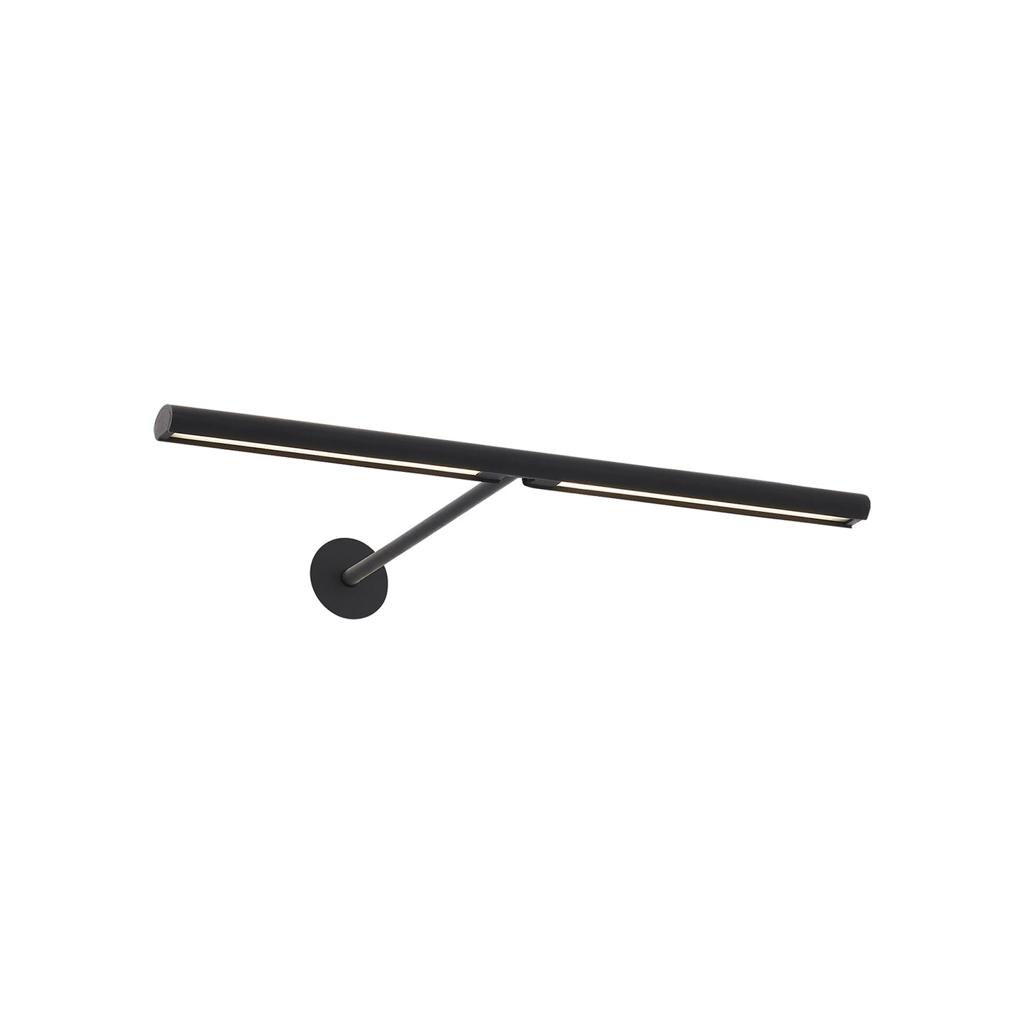 Plural LED Picture Light in Nightshade Black/12-Inch/Dome.