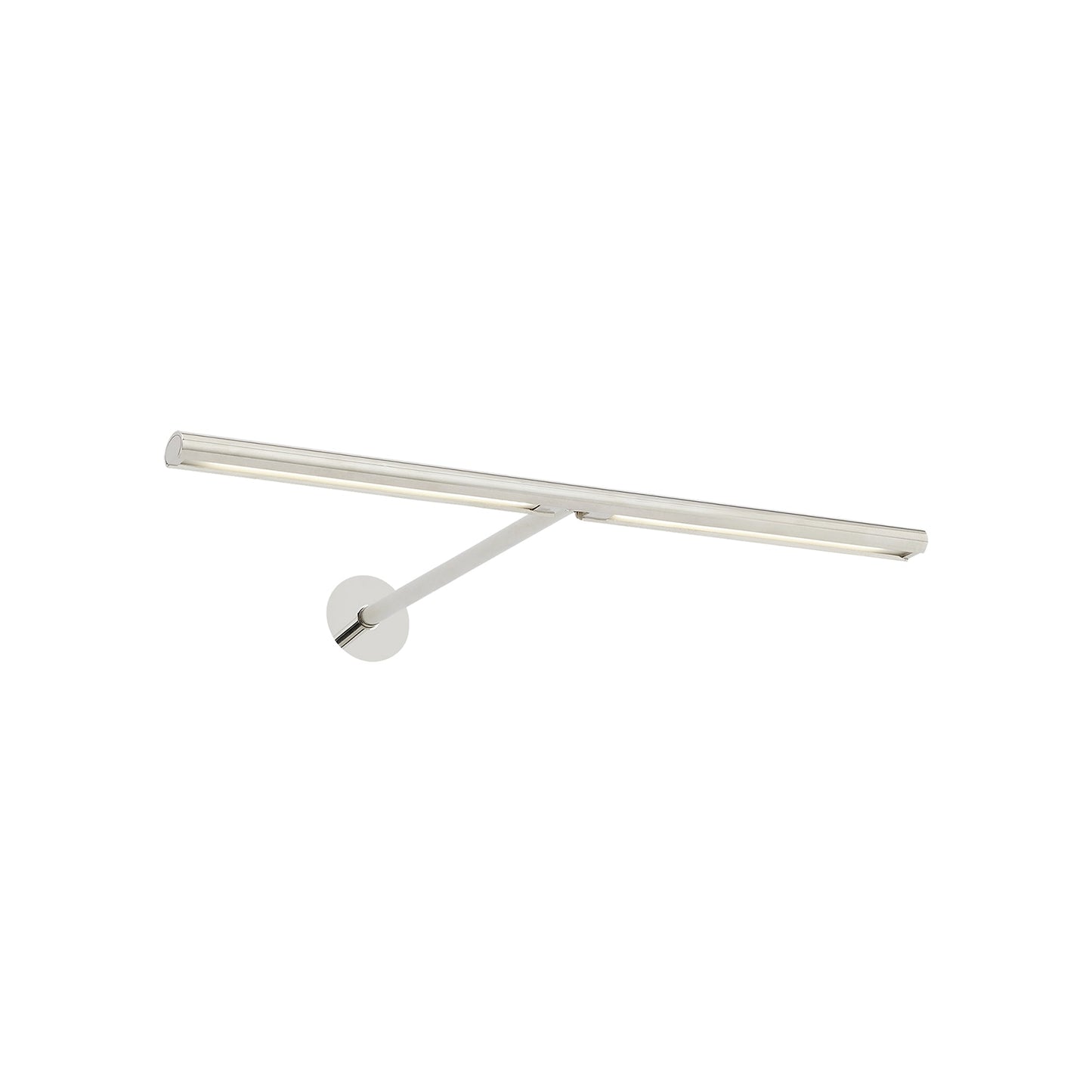 Plural LED Picture Light in Polished Nickel/12-Inch/Dome.