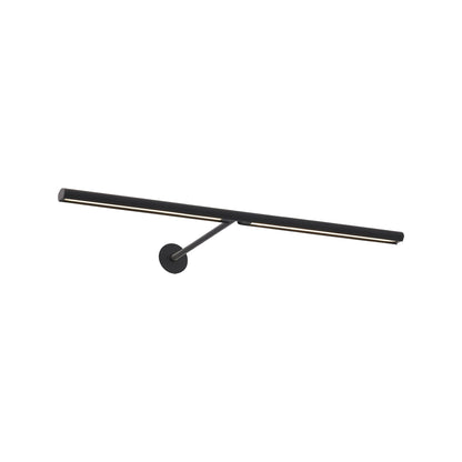 Plural LED Picture Light in Nightshade Black/18-Inch/Dome.
