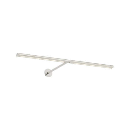Plural LED Picture Light in Polished Nickel/18-Inch/Dome.