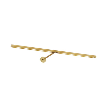 Plural LED Picture Light in Natural Brass/24-Inch/Dome.