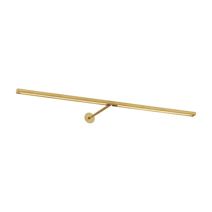 Plural LED Picture Light in Natural Brass/30-Inch/Dome.