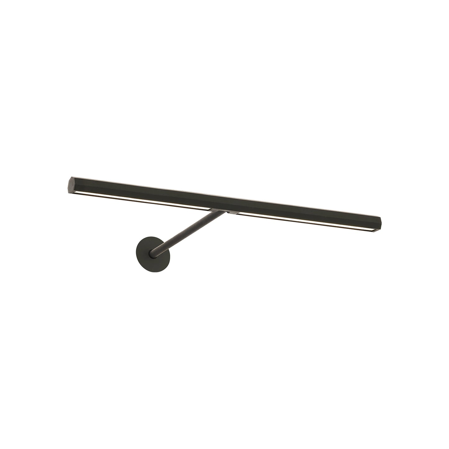 Plural LED Picture Light in Dark Bronze/12-Inch/Faceted.