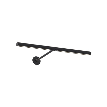 Plural LED Picture Light in Nightshade Black/12-Inch/Faceted.