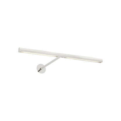 Plural LED Picture Light in Polished Nickel/12-Inch/Faceted.